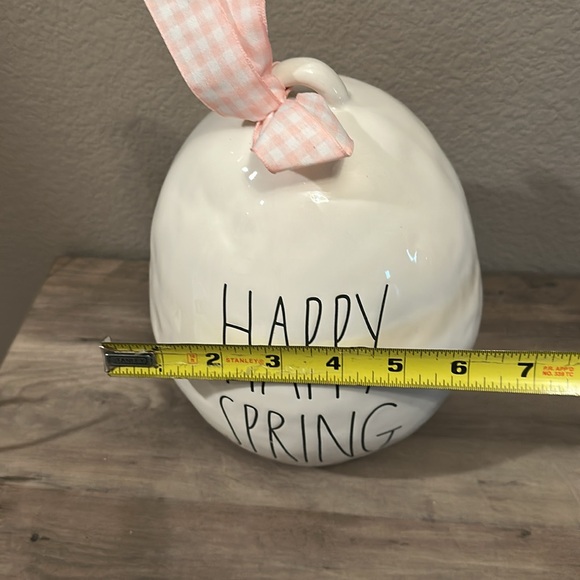 New! Rae Dunn Happy Spring Egg Decor - Picture 7 of 7